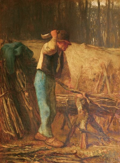 Der Holzspalter von Jean Francois Millet